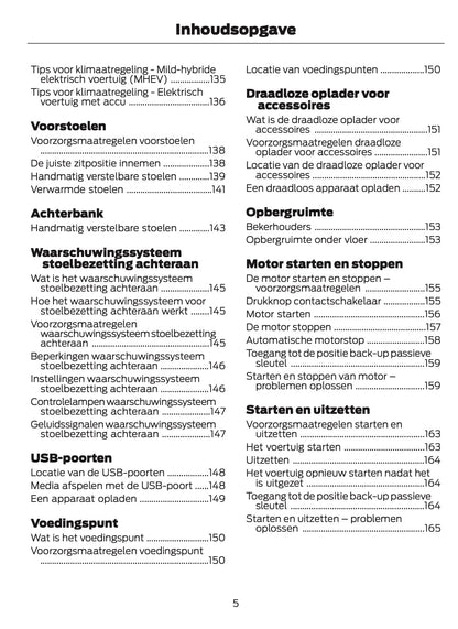 2026 Ford Puma Gebruikershandleiding | Nederlands