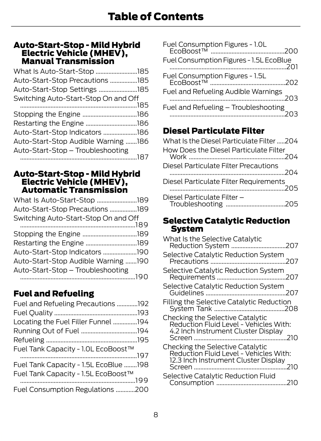 2023-2024 Ford Puma Owner's Manual | English