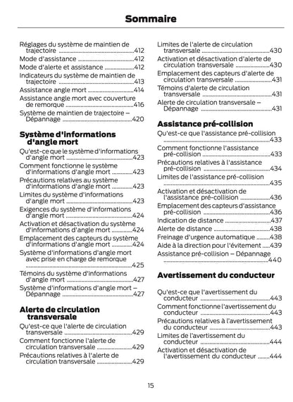 2024-2025 Ford Ranger Manuel du propriétaire | Français