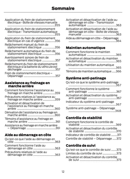 2025-2026 Ford Ranger Owner's Manual | French
