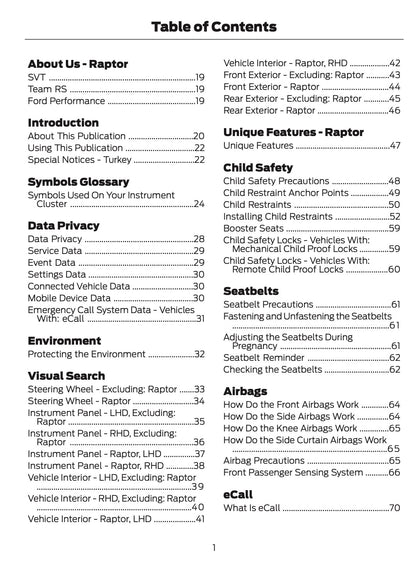 2025-2026 Ford Ranger Owner's Manual | English