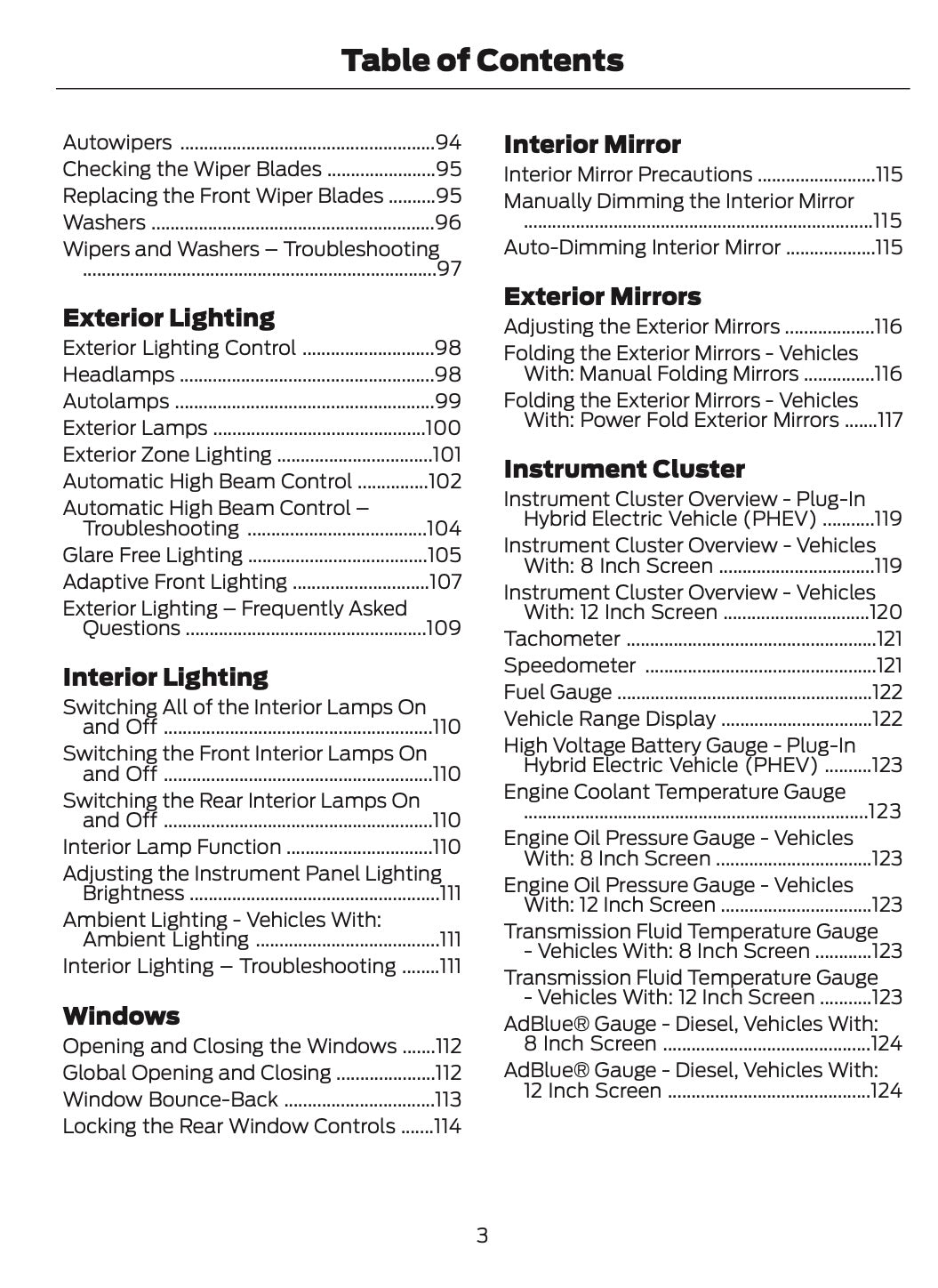 2025-2026 Ford Ranger Owner's Manual | English