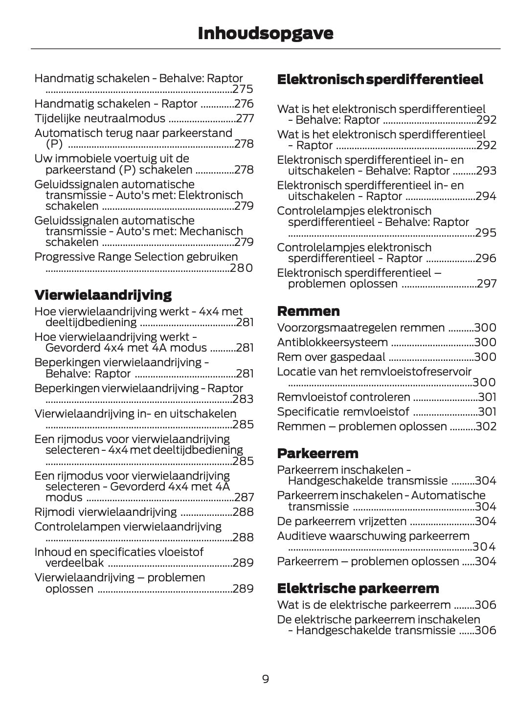 2024-2025 Ford Ranger Gebruikershandleiding | Nederlands