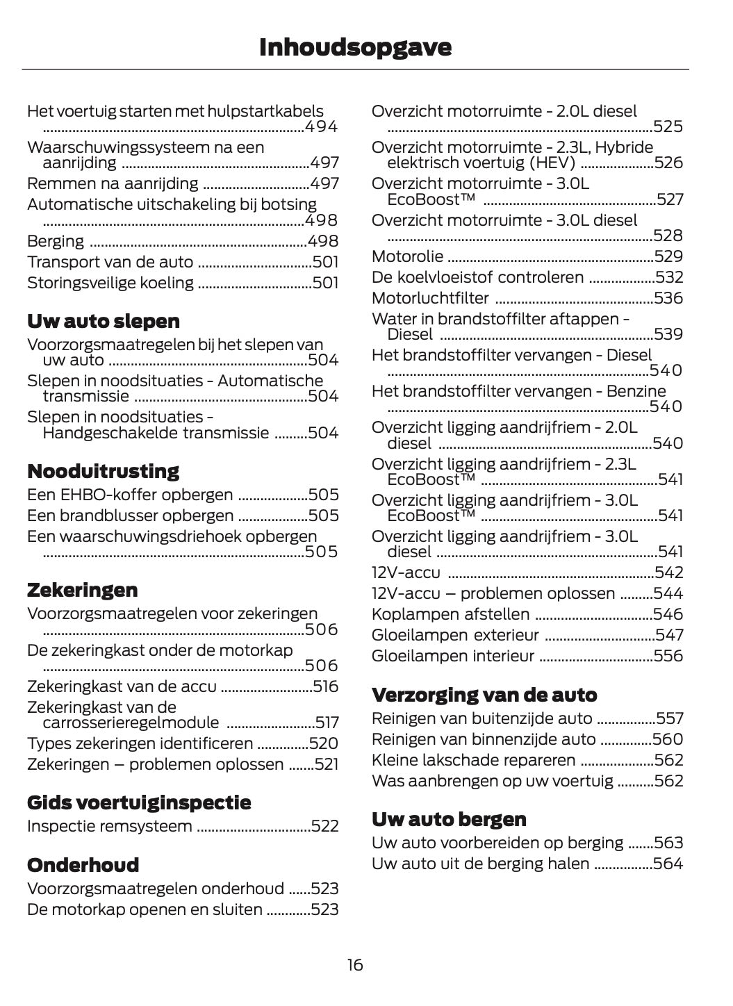 2024-2025 Ford Ranger Gebruikershandleiding | Nederlands