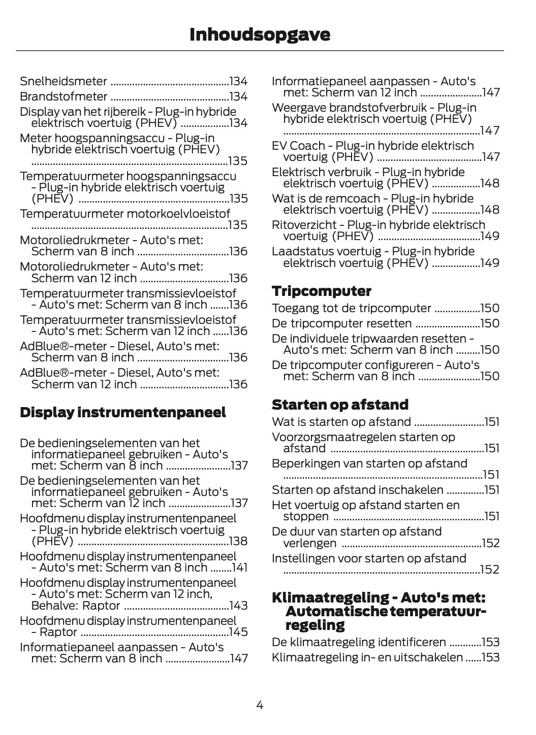 2024-2025 Ford Ranger Gebruikershandleiding | Nederlands