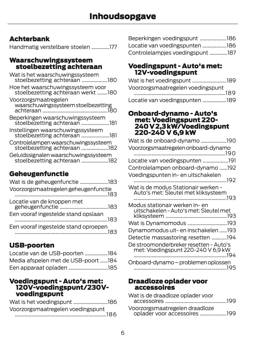 2024-2025 Ford Ranger Gebruikershandleiding | Nederlands