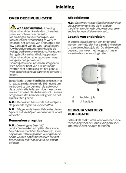 2023-2024 Ford Tourneo Custom/Transit Custom Owner's Manual | Dutch