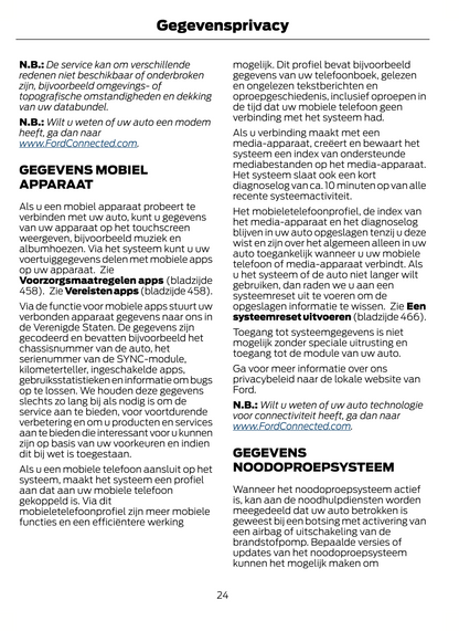 2023-2024 Ford Tourneo Custom/Transit Custom Owner's Manual | Dutch