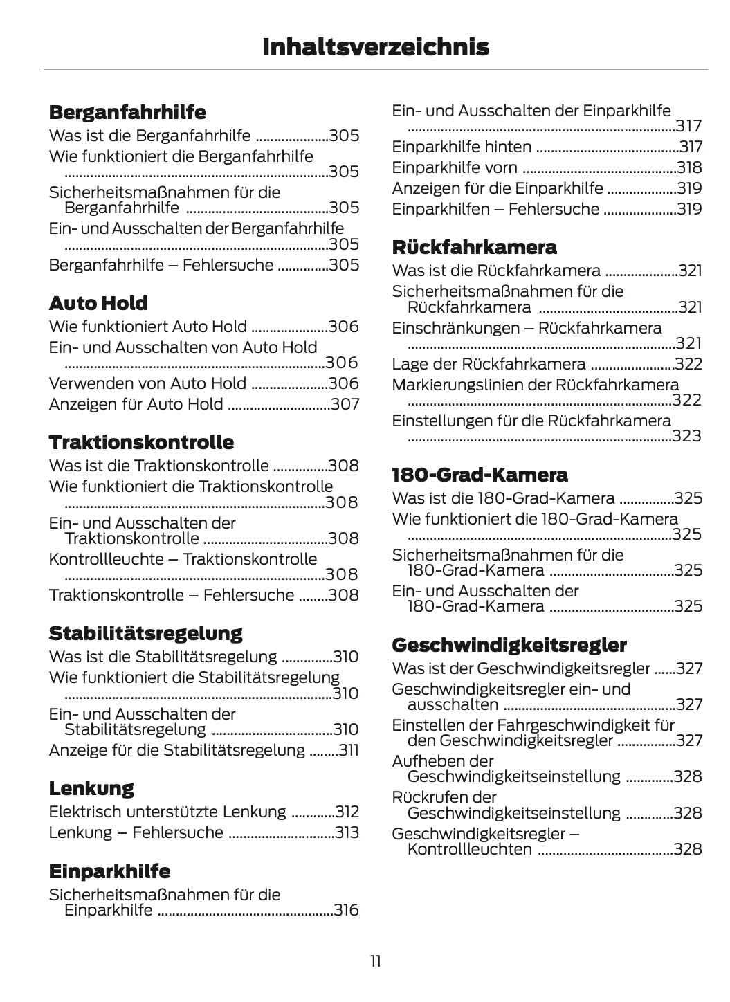 2026 Ford Tourneo Courier/Transit Courier Owner's Manual | German