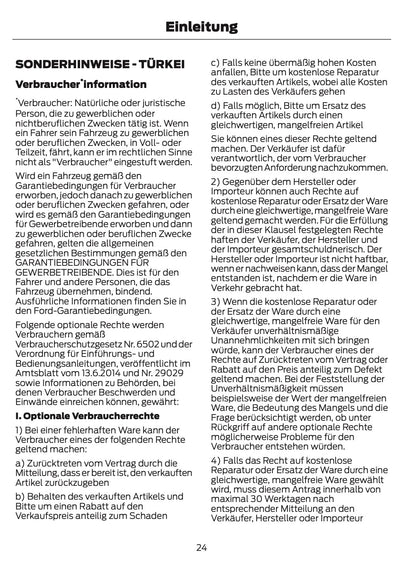 2026 Ford Tourneo Courier/Transit Courier Owner's Manual | German