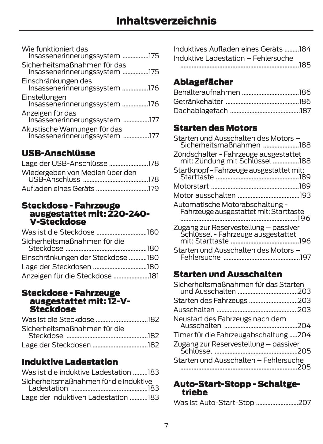 2026 Ford Tourneo Courier/Transit Courier Owner's Manual | German