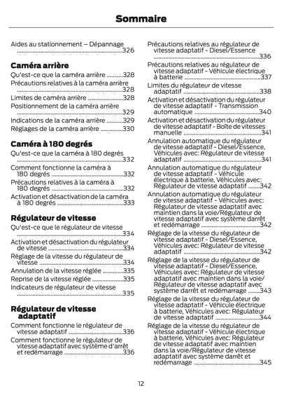 2024-2025 Ford Tourneo Courier/Transit Courier Owner's Manual | French