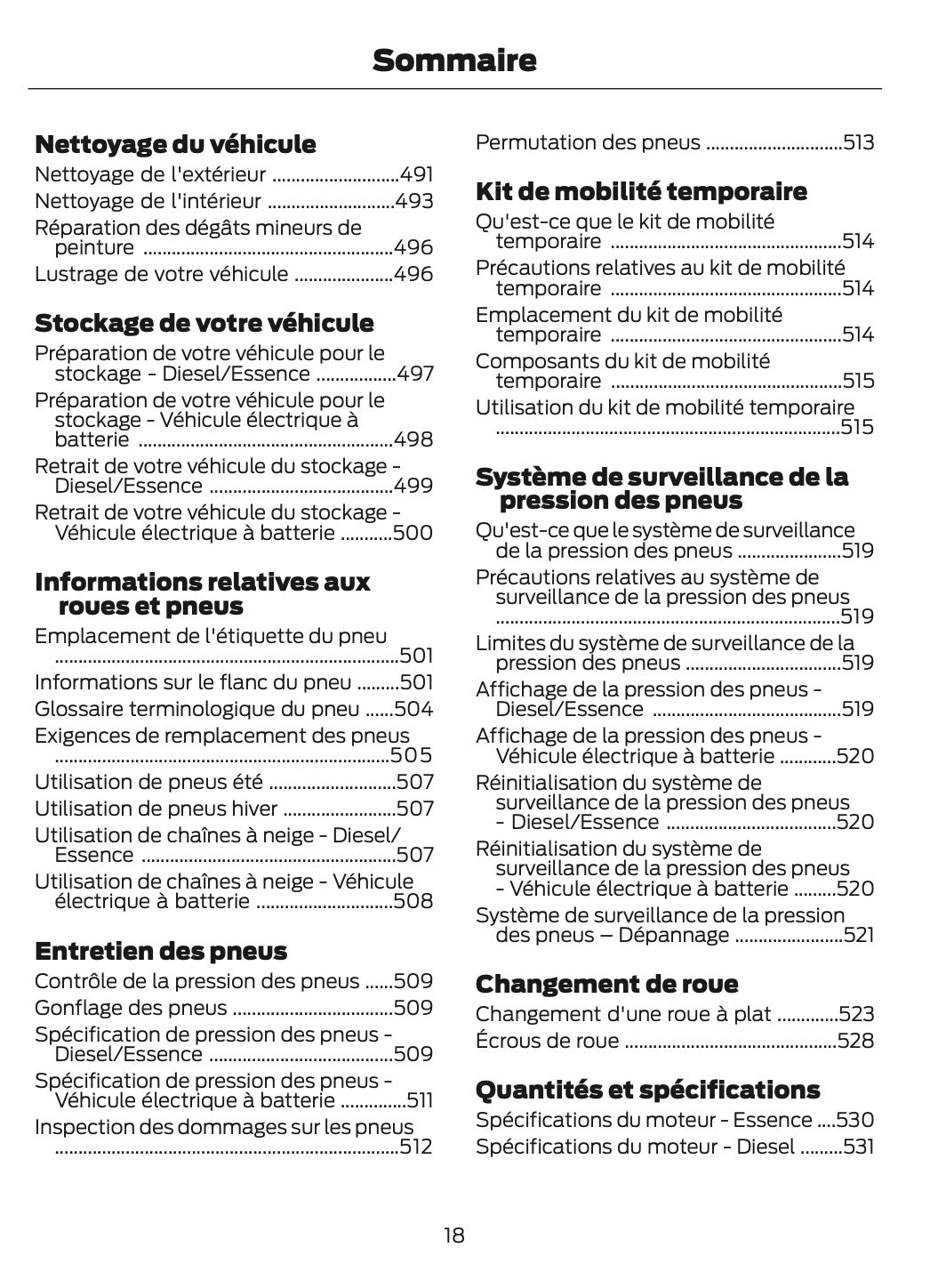 2024-2025 Ford Tourneo Courier/Transit Courier Owner's Manual | French
