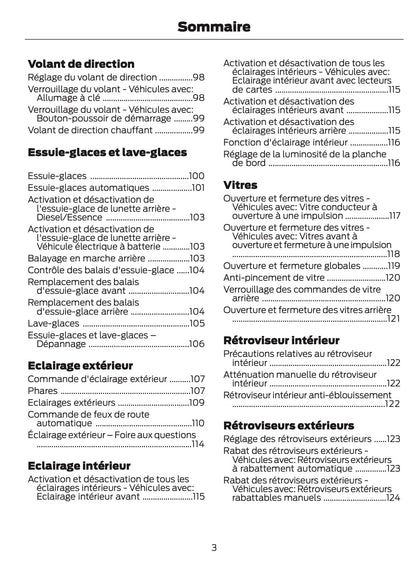 2024-2025 Ford Tourneo Courier/Transit Courier Owner's Manual | French