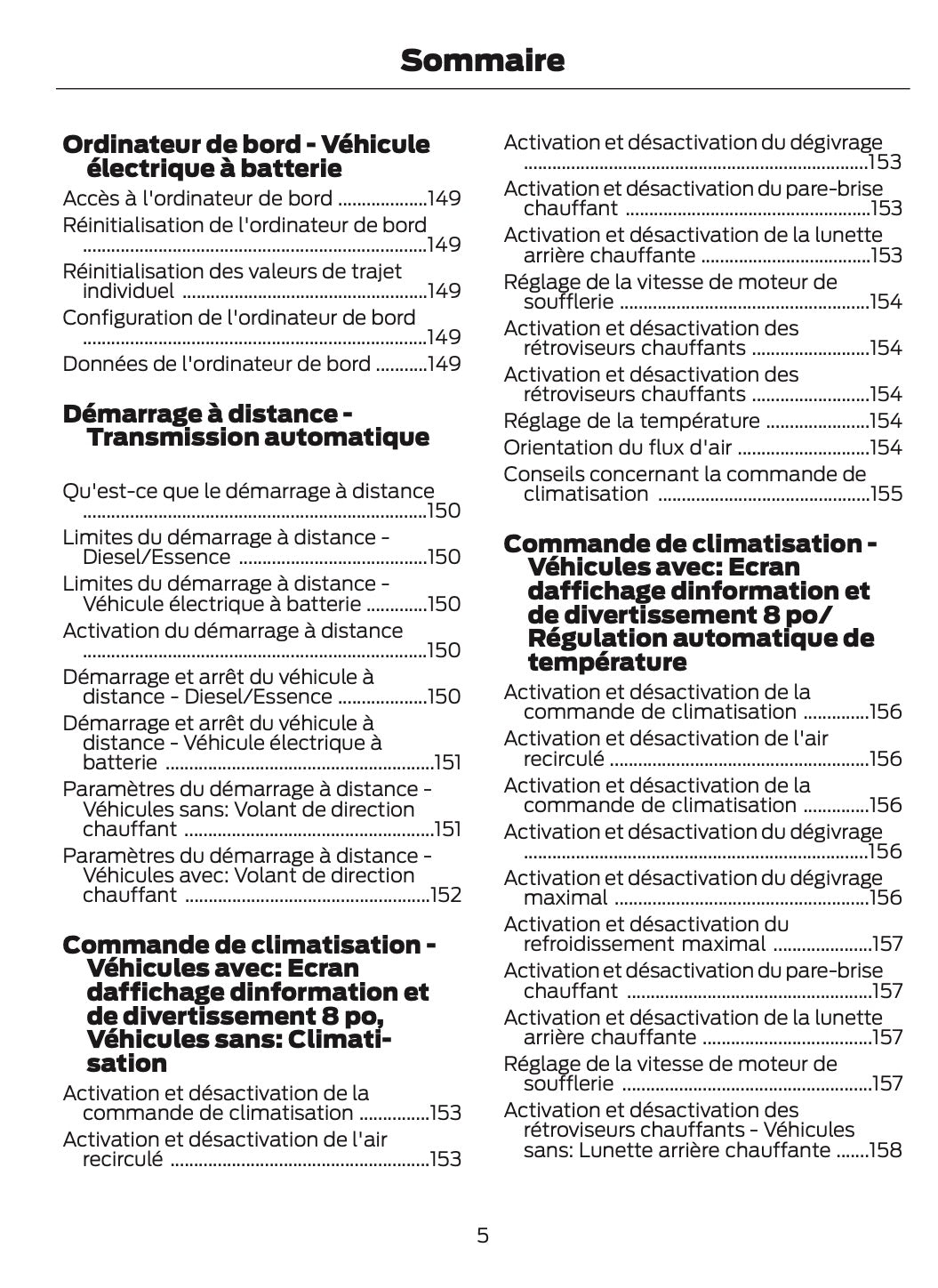 2024-2025 Ford Tourneo Courier/Transit Courier Owner's Manual | French
