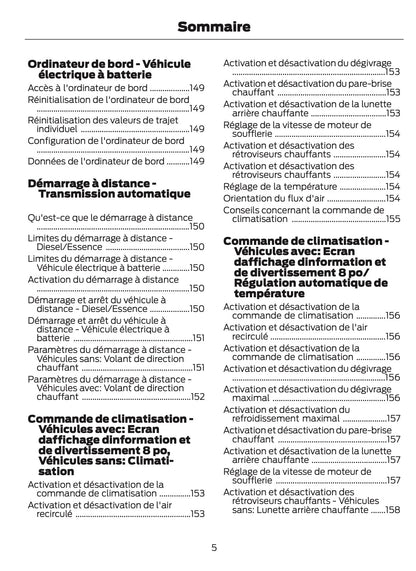 2024-2025 Ford Tourneo Courier/Transit Courier Owner's Manual | French