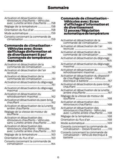 2024-2025 Ford Tourneo Courier/Transit Courier Owner's Manual | French