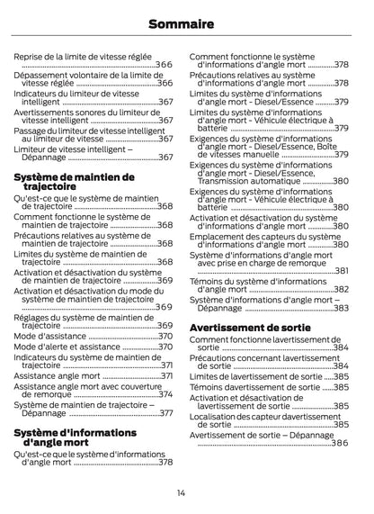 2026 Ford Tourneo Courier/Transit Courier Owner's Manual | French