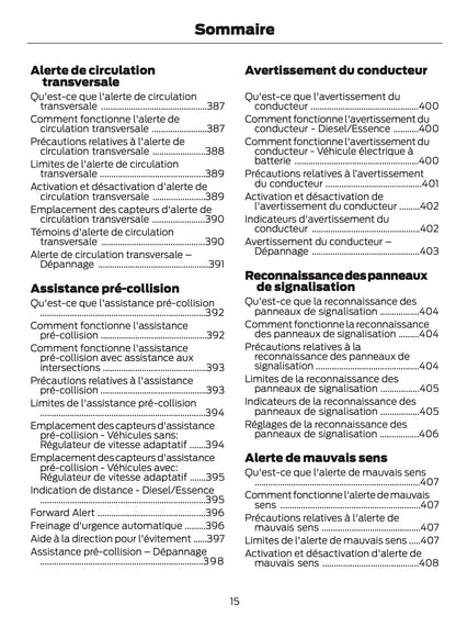 2026 Ford Tourneo Courier/Transit Courier Owner's Manual | French