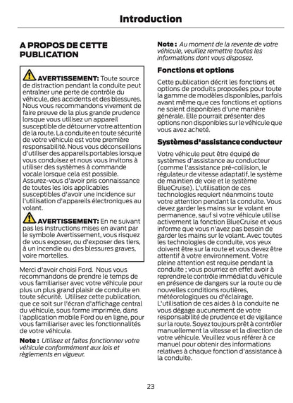 2026 Ford Tourneo Courier/Transit Courier Owner's Manual | French