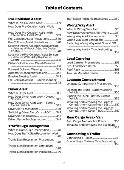 2026 Ford Tourneo Courier/Transit Courier Owner's Manual | English