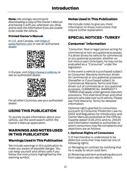 2026 Ford Tourneo Courier/Transit Courier Owner's Manual | English