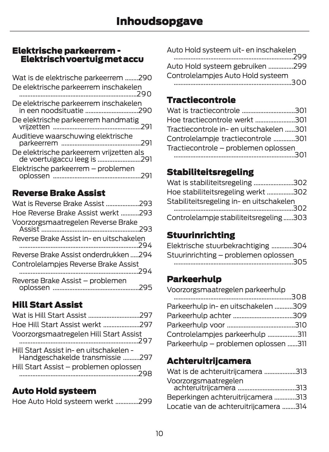2024-2025 Ford Tourneo Courier/Transit Courier Owner's Manual | Dutch