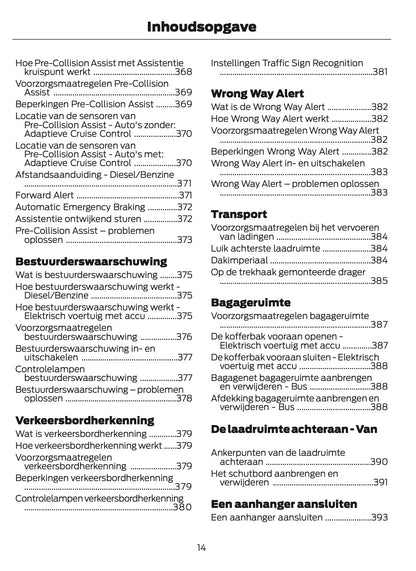2026 Ford Tourneo Courier/Transit Courier Gebruikershandleiding | Nederlands