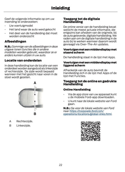 2026 Ford Tourneo Courier/Transit Courier Gebruikershandleiding | Nederlands