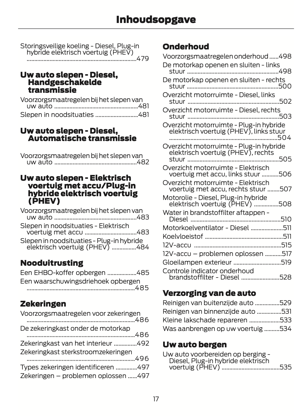 2024-2025 Ford Tourneo Custom/Transit Custom Gebruikershandleiding | Nederlands