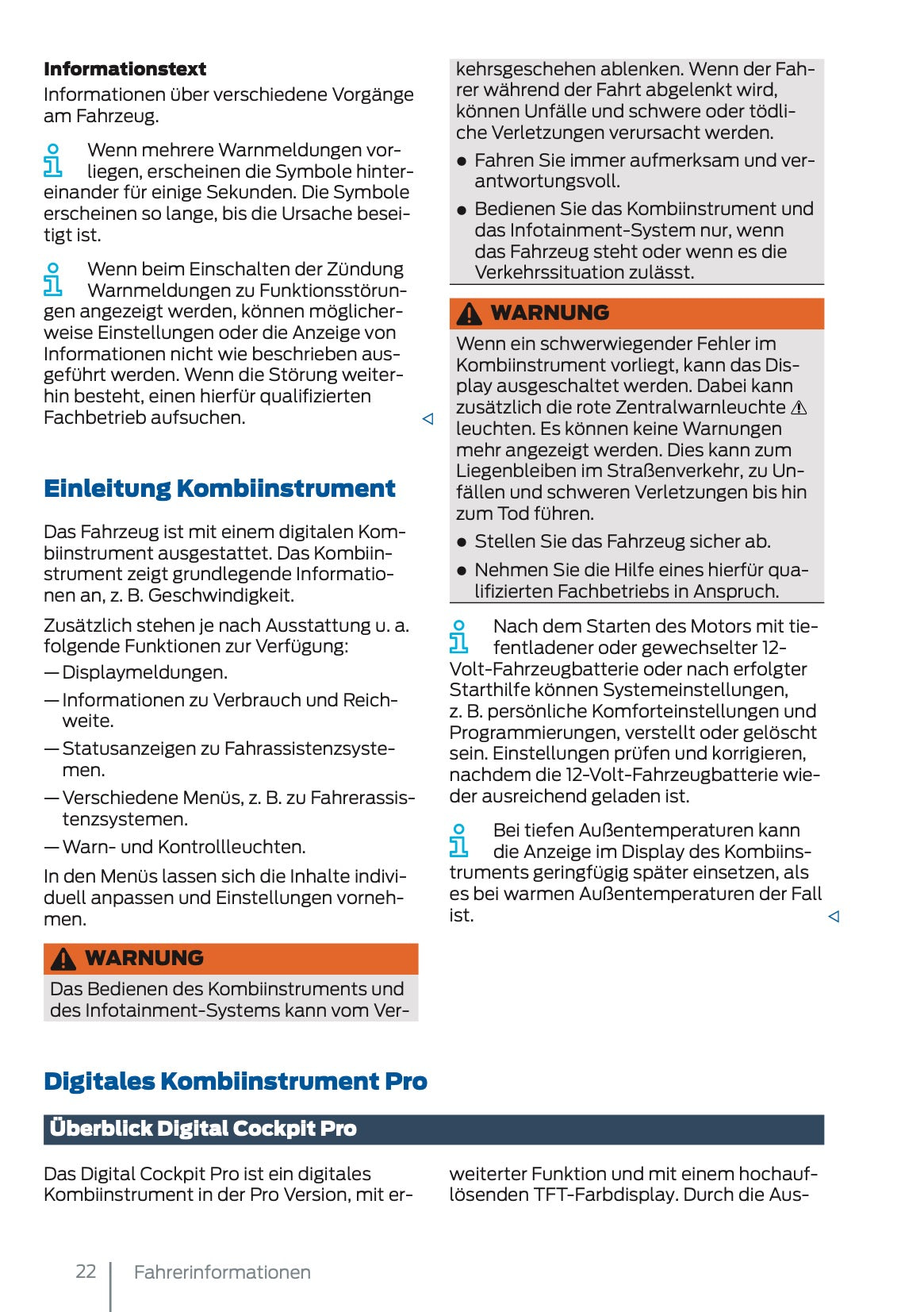 2025 Ford Tourneo Connect/Transit Connect Owner's Manual | German