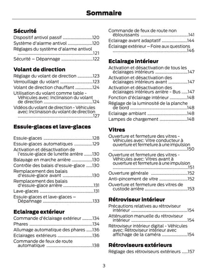 2026 Ford Tourneo Custom/Transit Custom Owner's Manual | French