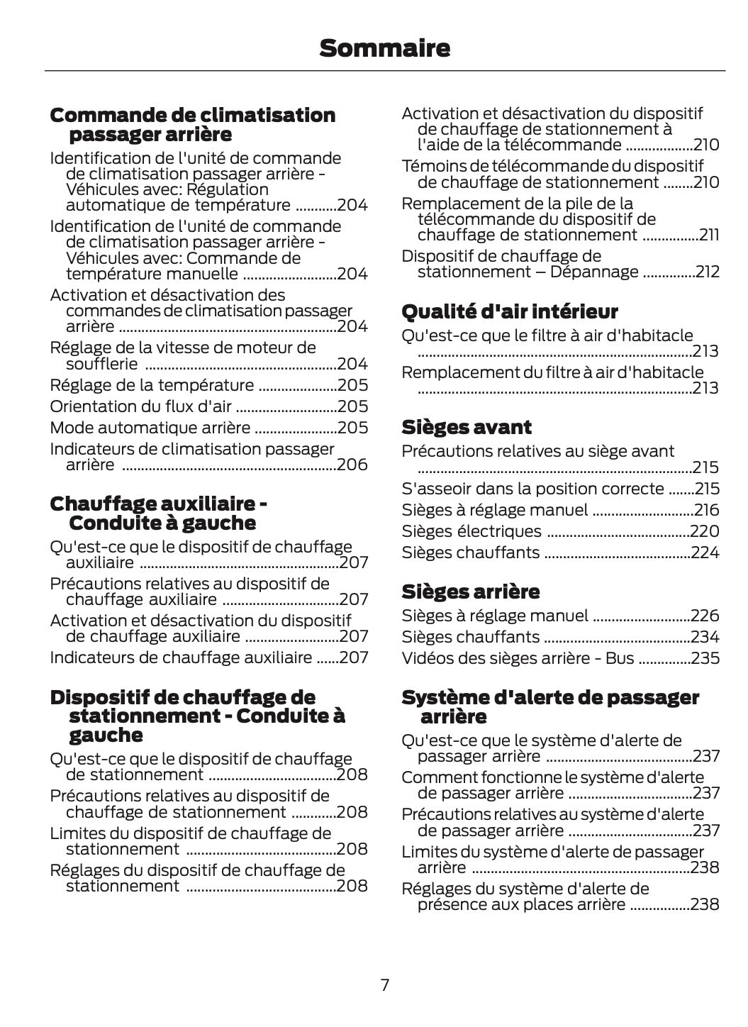 2026 Ford Tourneo Custom/Transit Custom Owner's Manual | French