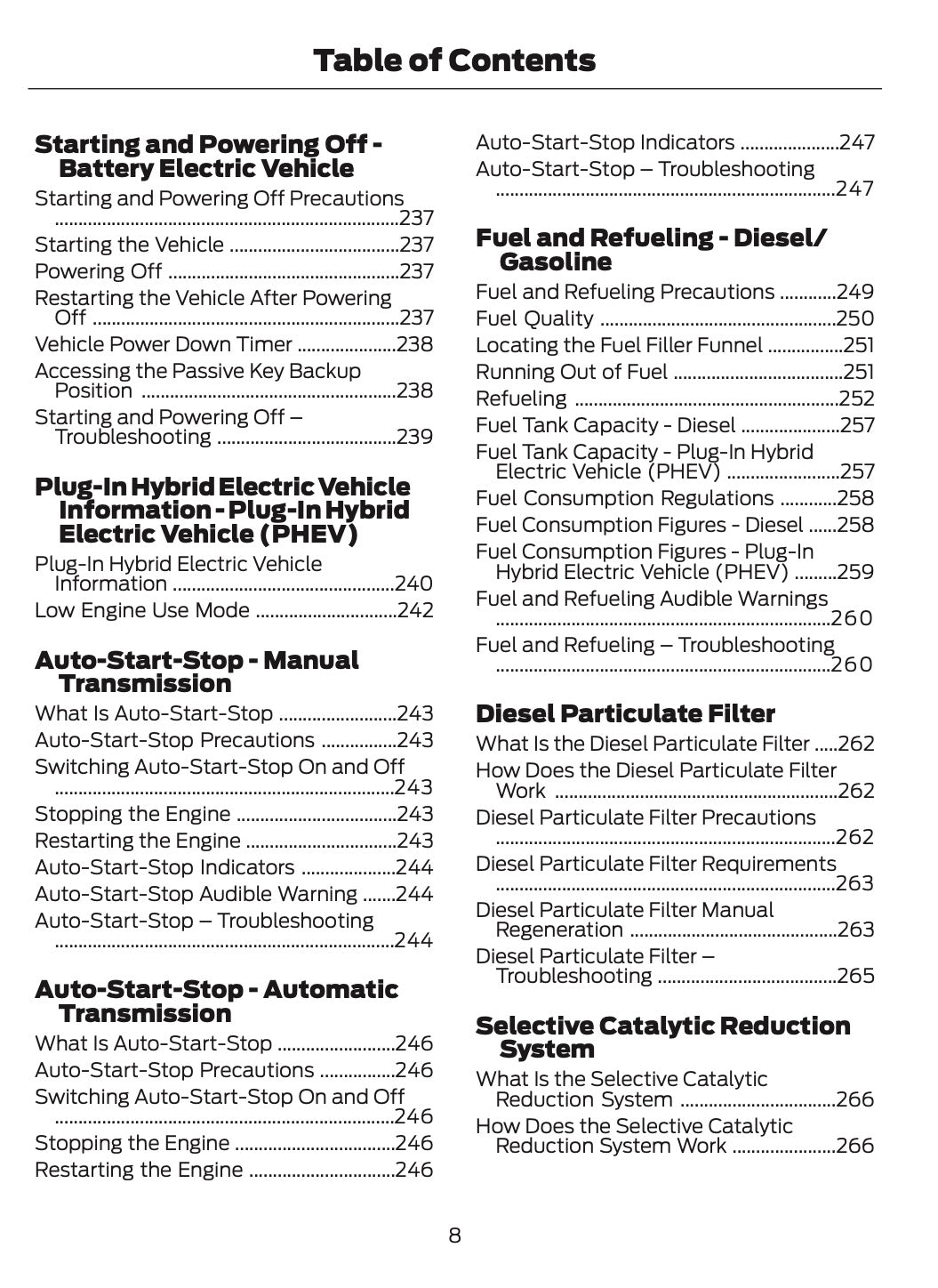 2026 Ford Tourneo Custom/Transit Custom Owner's Manual | English