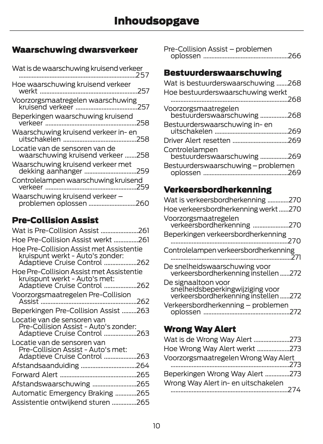 2024 Ford Tourneo Courier/Transit Courier Owner's Manual | Dutch