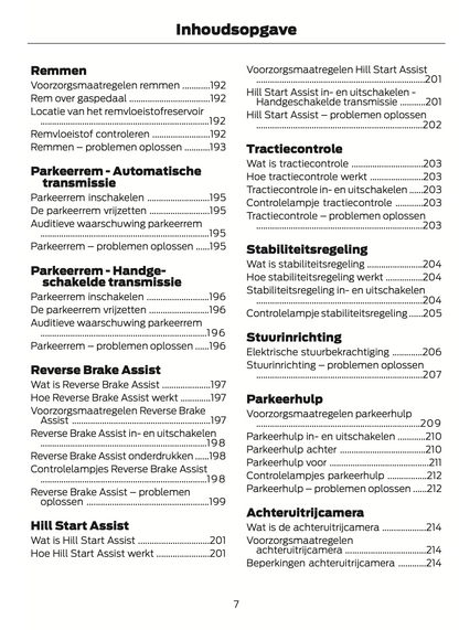 2024 Ford Tourneo Courier/Transit Courier Owner's Manual | Dutch