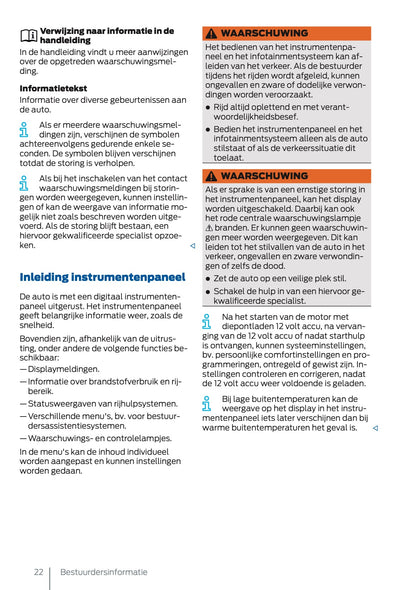 2025 Ford Tourneo Connect/Transit Connect Owner's Manual | Dutch
