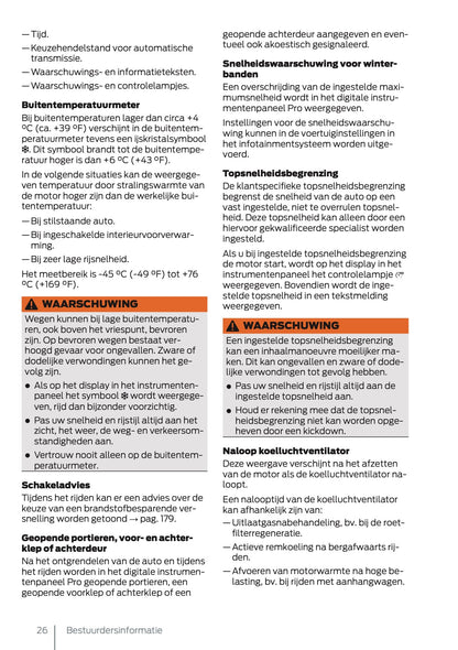 2025 Ford Tourneo Connect/Transit Connect Owner's Manual | Dutch