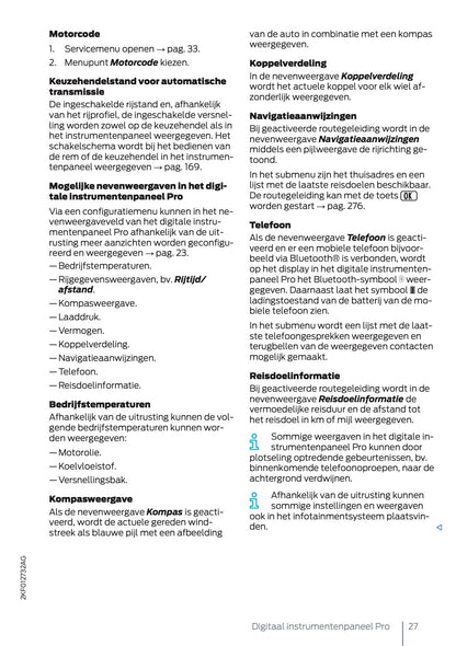 2025 Ford Tourneo Connect/Transit Connect Owner's Manual | Dutch