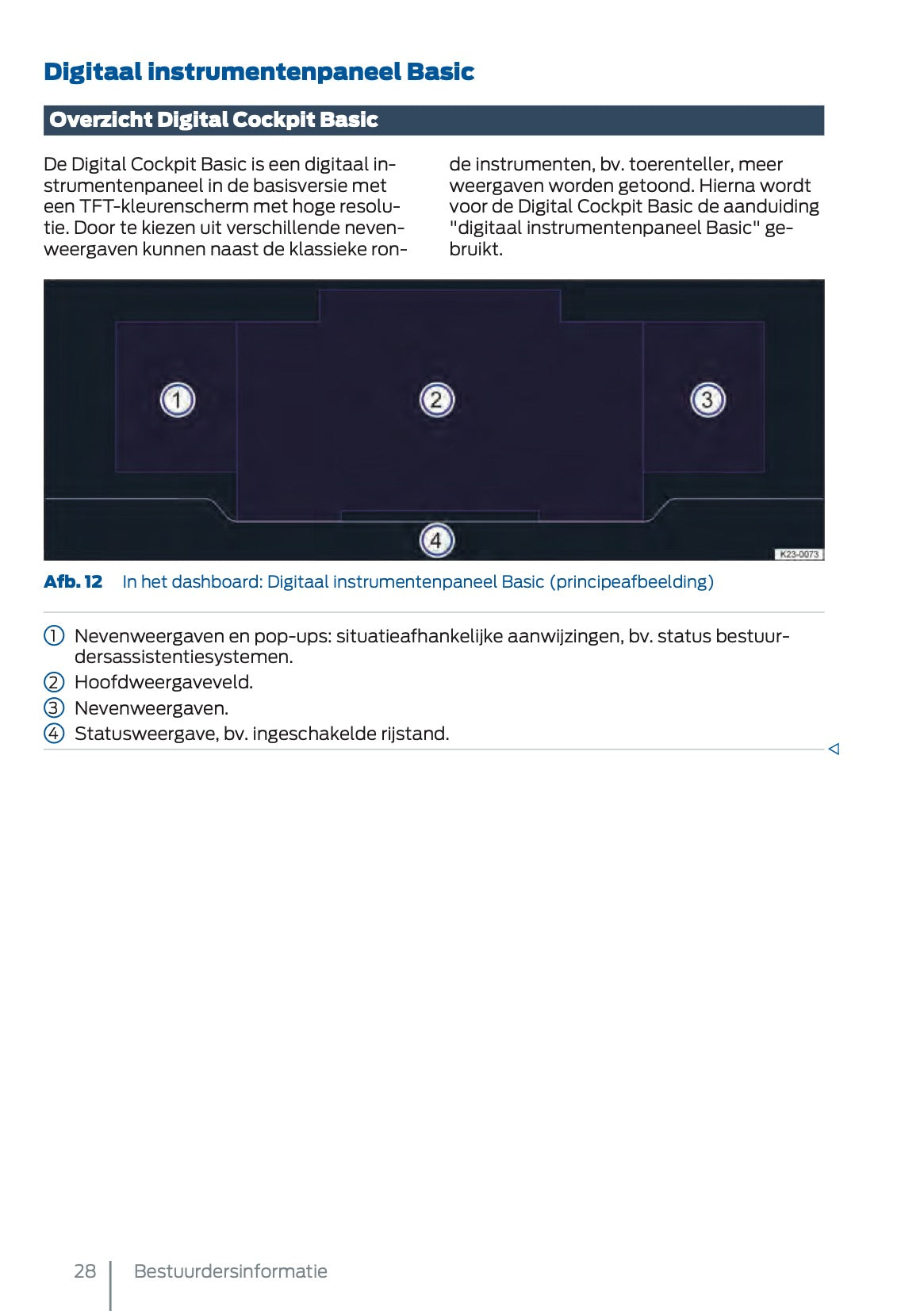 2025 Ford Tourneo Connect/Transit Connect Owner's Manual | Dutch