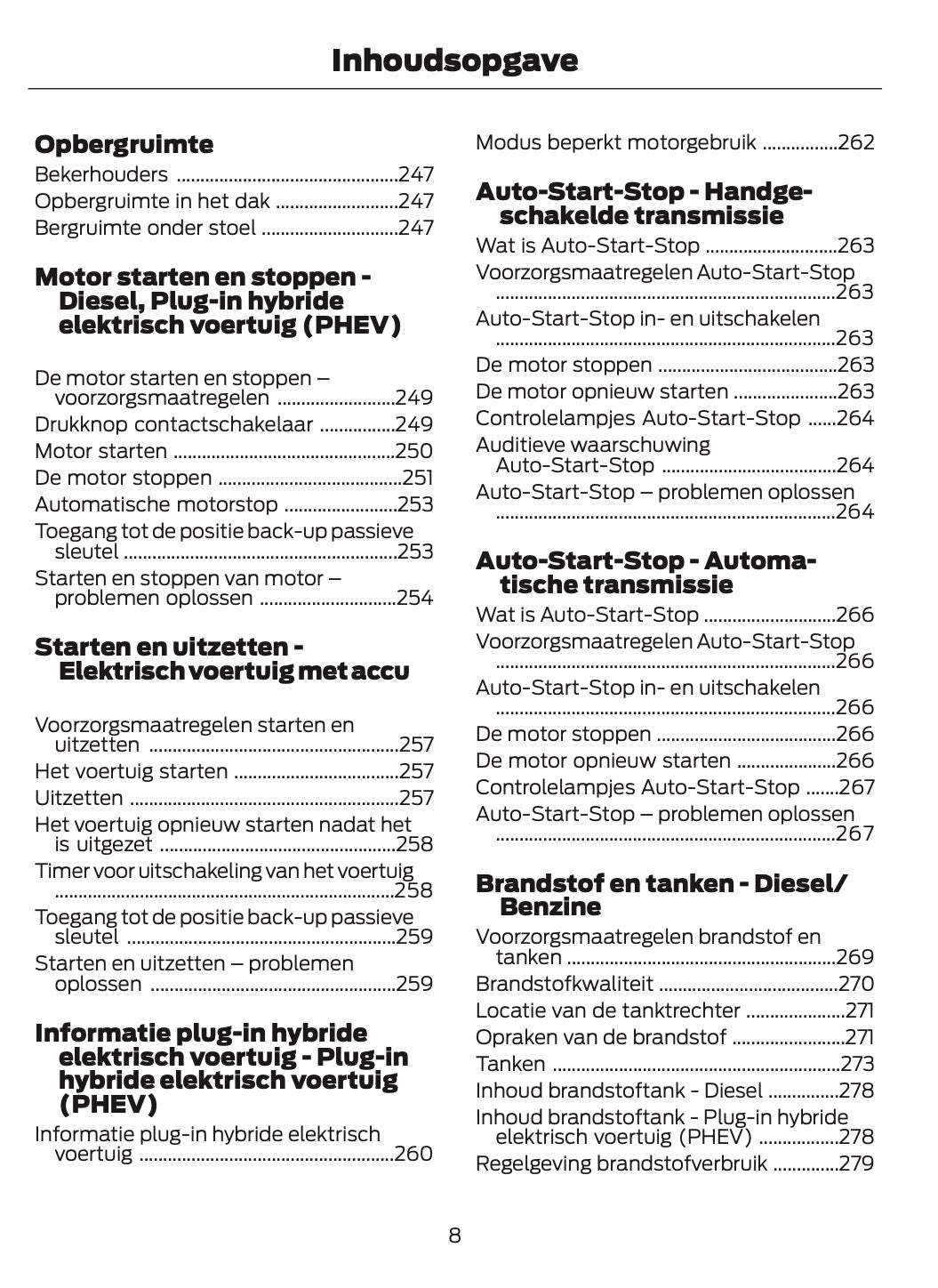2026 Ford Tourneo Custom/Transit Custom Gebruikershandleiding | Nederlands
