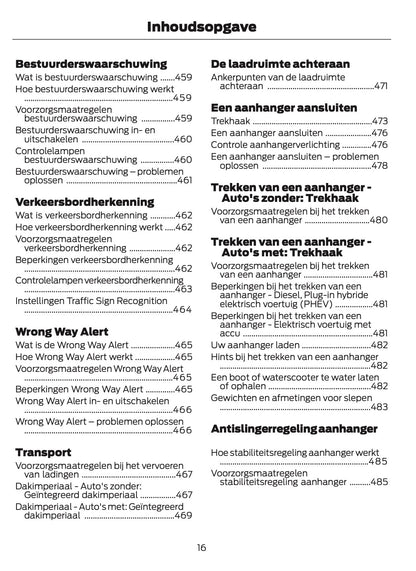 2026 Ford Tourneo Custom/Transit Custom Gebruikershandleiding | Nederlands