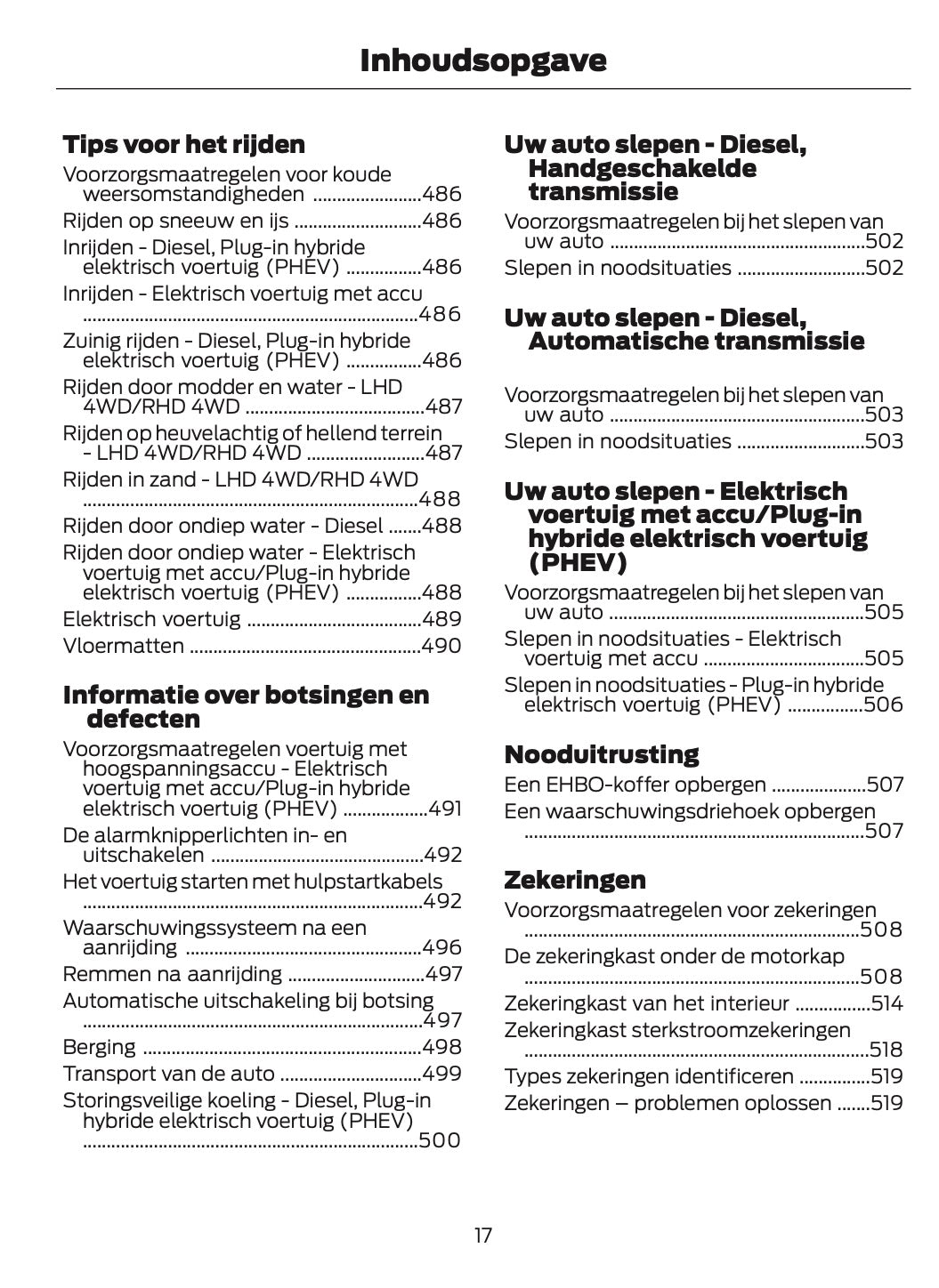 2026 Ford Tourneo Custom/Transit Custom Gebruikershandleiding | Nederlands
