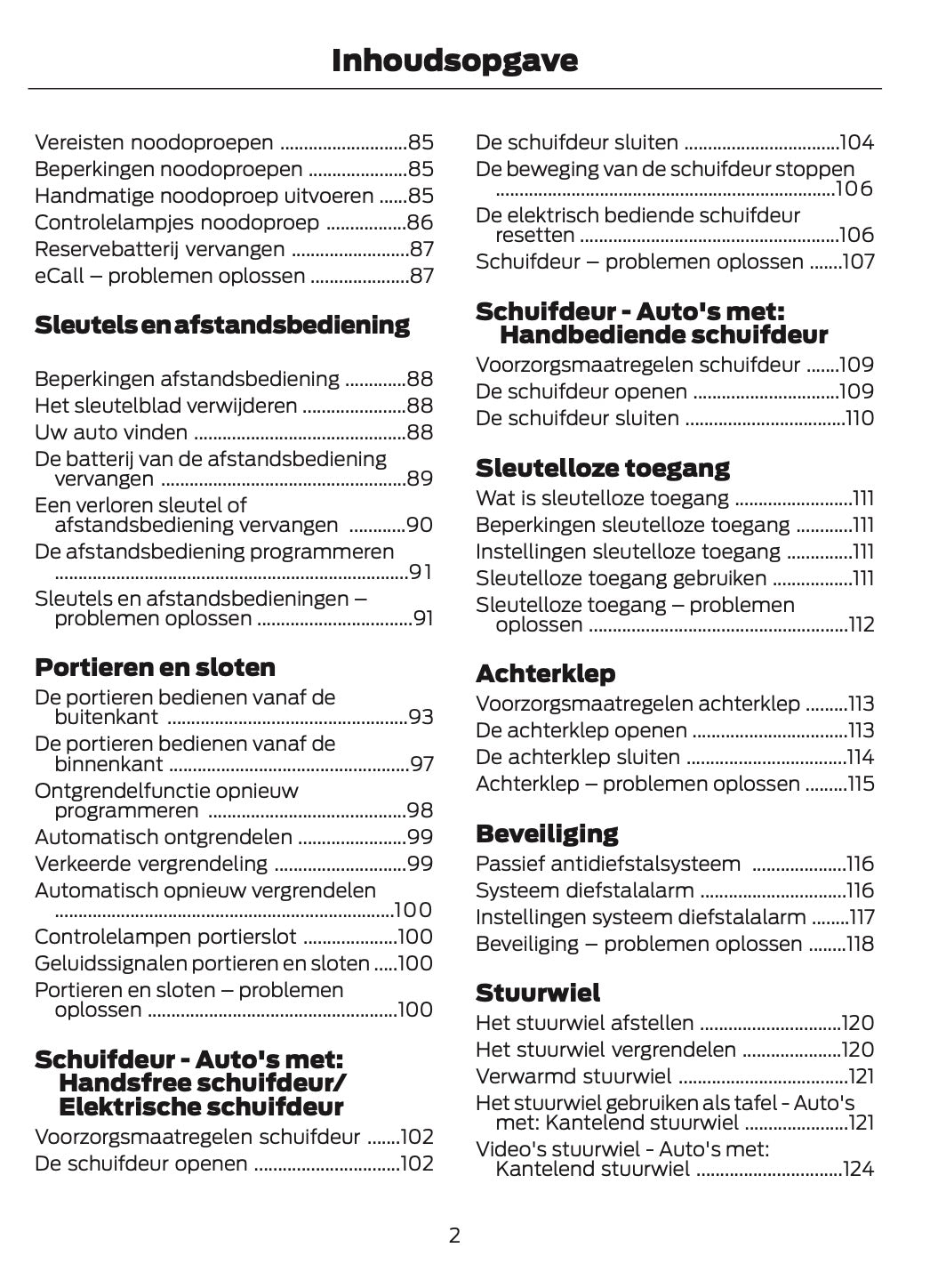 2026 Ford Tourneo Custom/Transit Custom Gebruikershandleiding | Nederlands