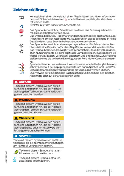 2025 Ford Tourneo Connect/Transit Connect PHEV Owner's Manual | German