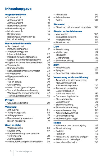 2025 Ford Tourneo Connect/Transit Connect PHEV Owner's Manual | Dutch