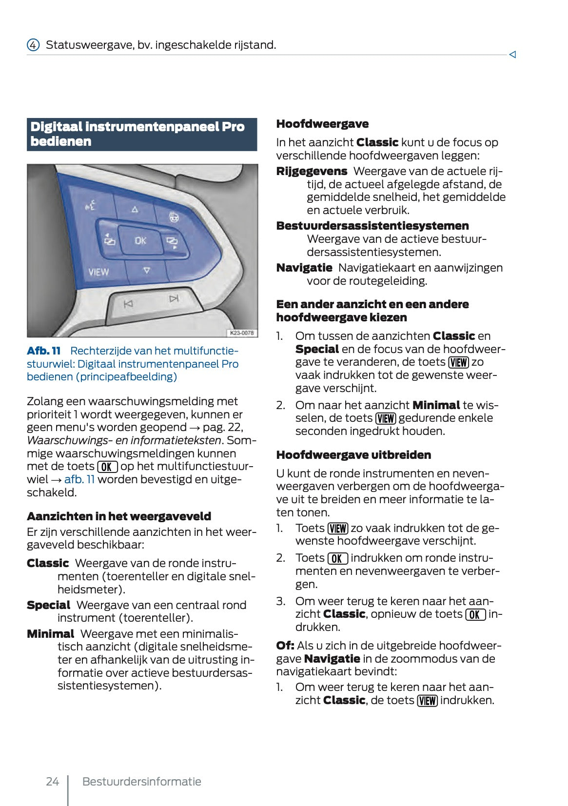 2025 Ford Tourneo Connect/Transit Connect PHEV Owner's Manual | Dutch
