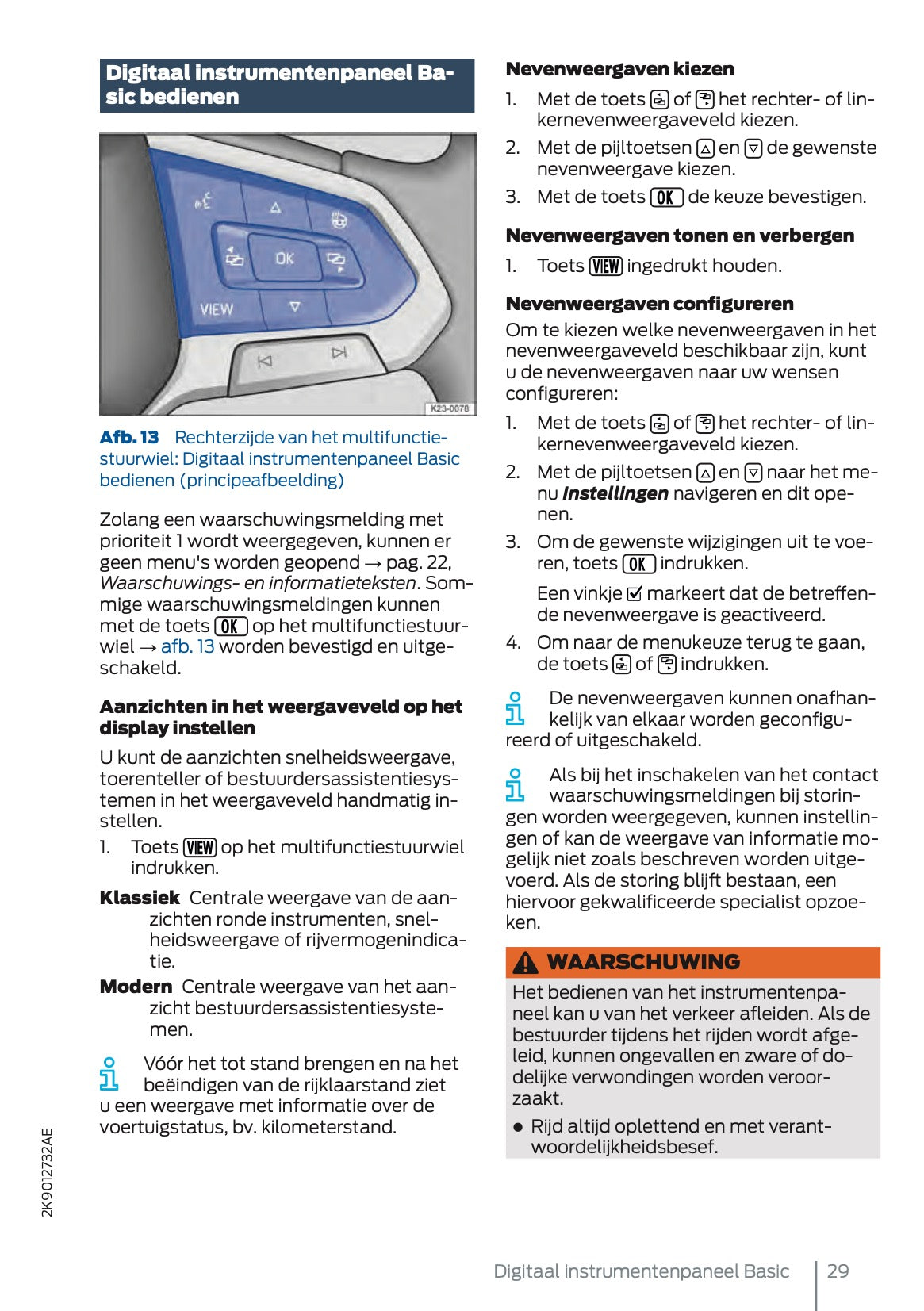 2025 Ford Tourneo Connect/Transit Connect PHEV Owner's Manual | Dutch