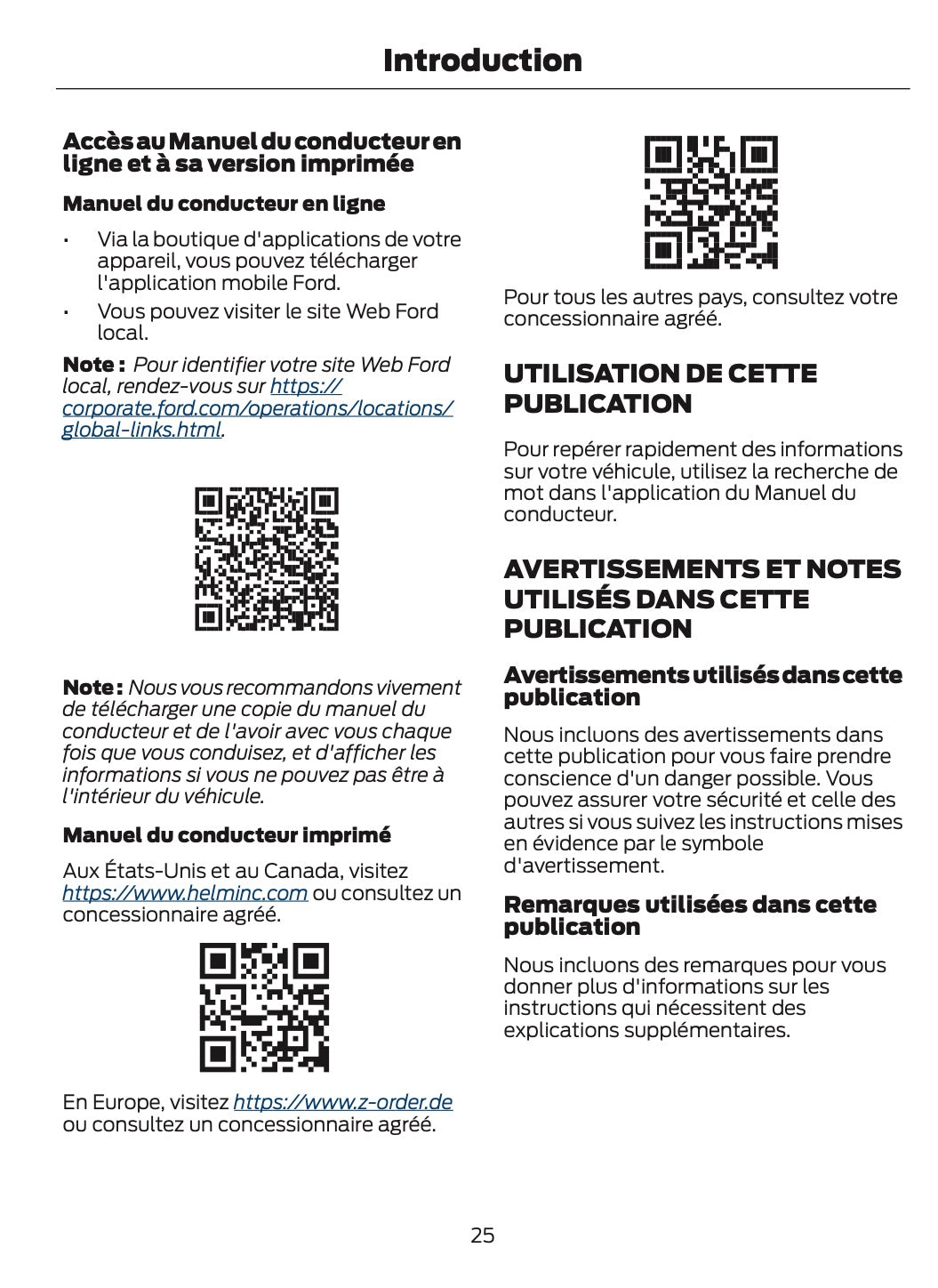 2026 Ford Transit Owner's Manual | French