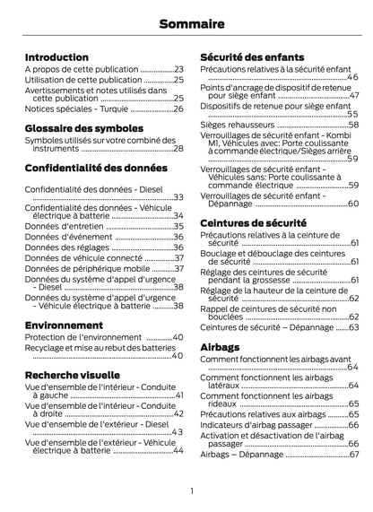 2026 Ford Transit Owner's Manual | French